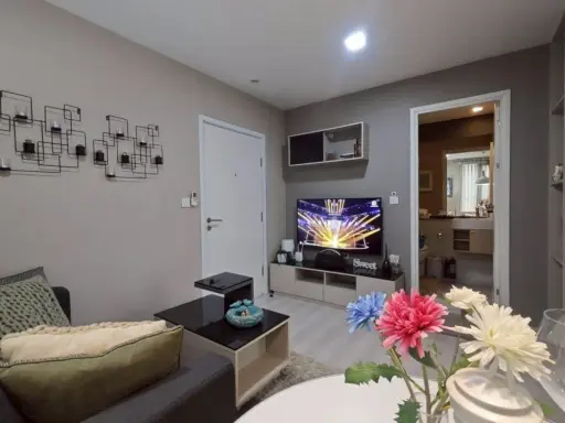คอนโด Skyline Rattanathibet ห้องพร้อมอยู่ เฟอร์พร้อม + เครื่องใช้ไฟฟ้า ดีแบบนี้รีบจองเลยก่อนพลาด!!