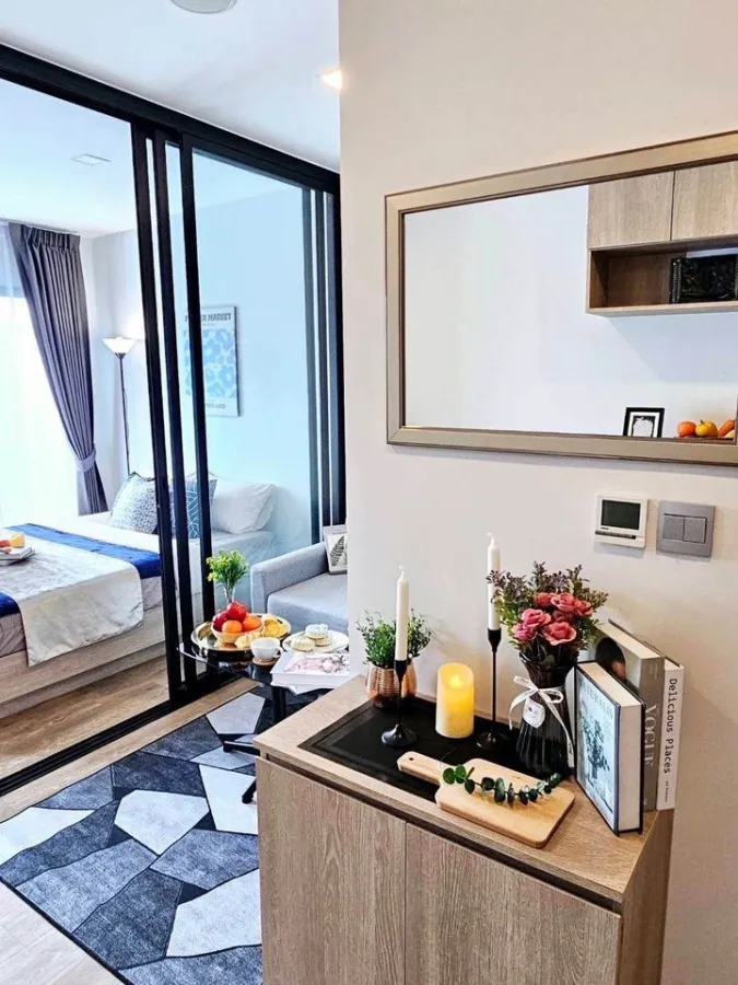 ให้เช่า คอนโด โมดิซ สุขุมวิท 50 ห้องกั้น ร่มรื่น เฟอร์นิเจอร์ครบครัน อย่ามัวแต่มอง ช้าหมด อดนะจ๊ะ