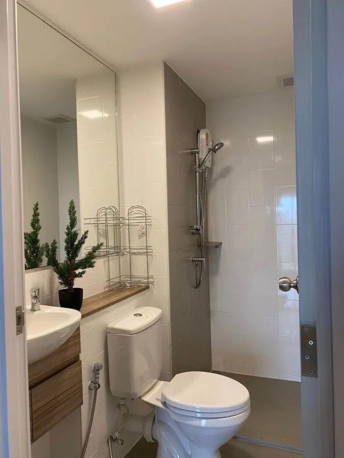 For sale: Plum Condo Alive 1, 8th floor, nature view, fully decorated. Buy for yourself or invest, it's worth it. Hurry and reserve it.
