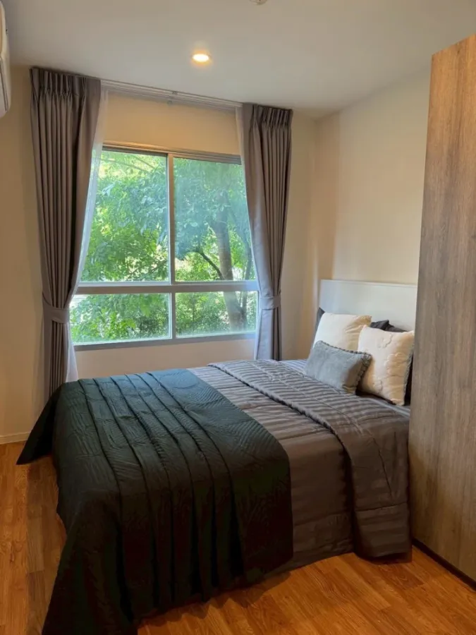 For rent: Lumpini Ville Phra Nang Klao - Riverview, ready to move in, fully furnished, reserve now.