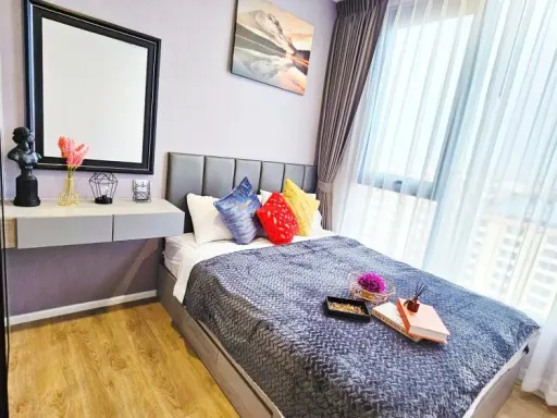 For rent, Modiz Rhyme Ramkhamhaeng, ready to move in room Divided into proportions. Complete here. Hurry up to reserve.