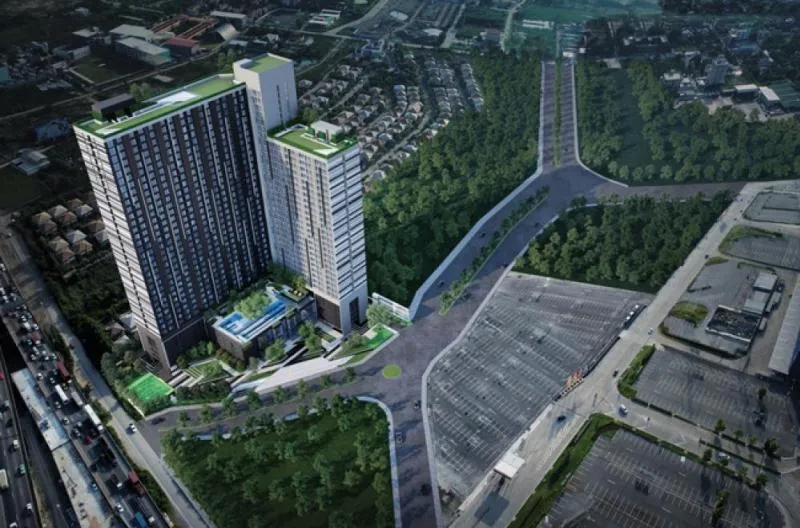 Sell down quick !! Condo A Space Me Bangna, good location, convenient transportation, good facilities, book now !!
