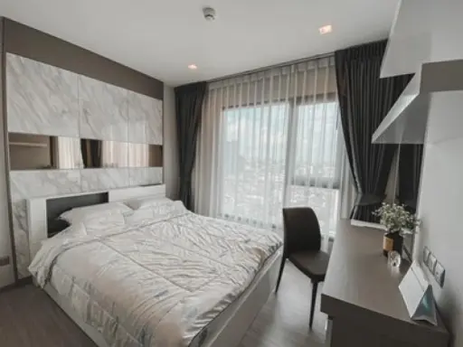 Urgent for rent !! Condo Life Sukhumvit 62, beautiful room, open view, full furniture And electrical appliances do not miss !!