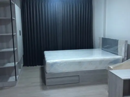 For rent, Dcondo Campus Kampangsaen, new room, fully furnished, near the university, hurry to reserve before it's gone!!