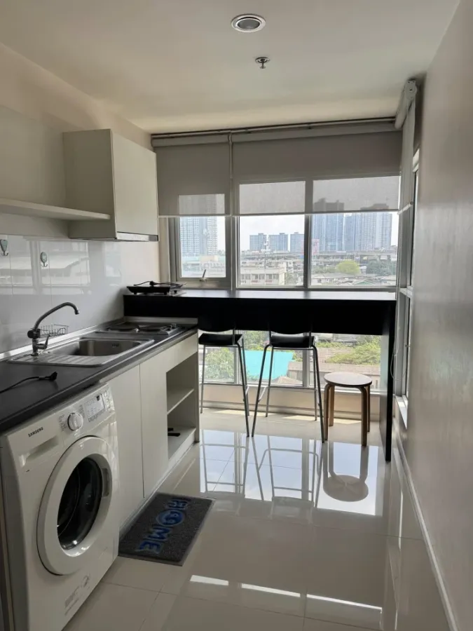 Condo for rent, Aspire Sukhumvit 48, ready to move in, 4th floor, good height, good price, reserve now.