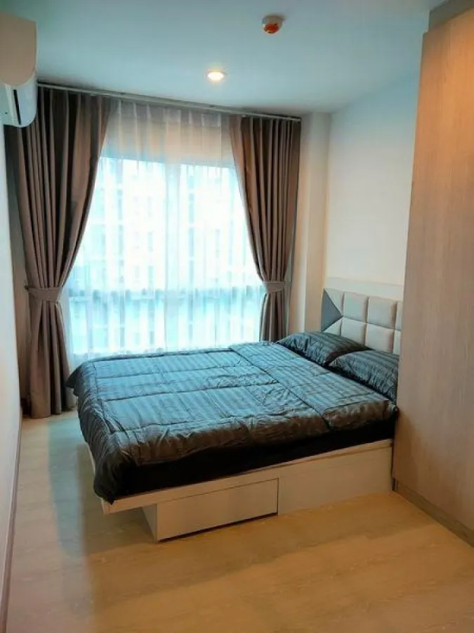 Condo for rent, The Kith Plus Sukhumvit 113, beautiful room, pool view project Fully furnished and electrical appliances