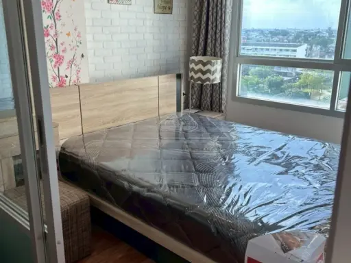 For rent, Lumpini Park Petchkasem 98, north, pool view, fully furnished, electrical appliances, ready to move in, book now.