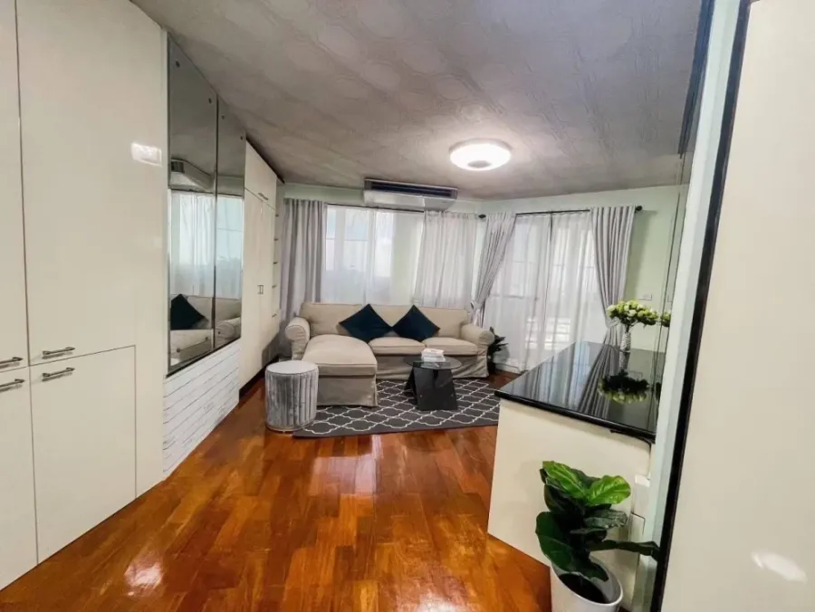For rent: Flora Ville, 2 bedrooms, 2 bathrooms, 10th floor, Building B. Spacious unit with plenty of space. Book now!