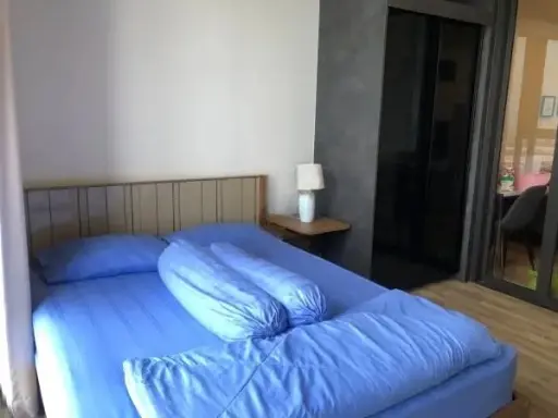 For rent: The Line Chatuchak-Mo Chit, very high floor, beautiful view, fully furnished. Just bring your suitcase and move in!