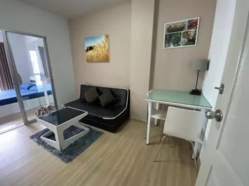 For rent: The Kit Lam Luk Ka Khlong 2, a low-rise condo in a minimalist style, fully furnished. Don't miss out!