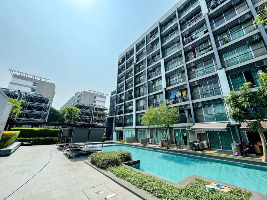 For sale A Space Me Sukhumvit 77ห้องแต่งน่าอยู่ สิ่งอำนวยความสะดวกครบครัน ต้องรีบย้าย