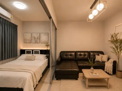 ให้เช่า Plum Condo Park Rangsit ชั้น 2 ห้องมุม แต่งครบ น่าอยู่ สนใจจองเลย อย่ารอช้า