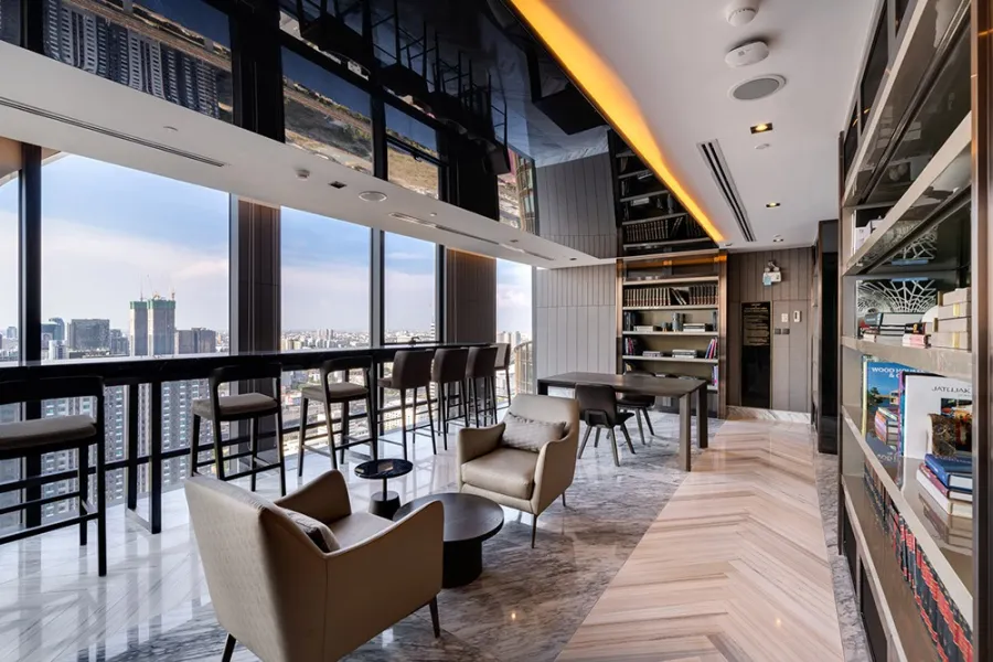 ให้เช่า The Esse at Singha Complex ห้องกว้างพื้นที่ใช้สอยเยอะ ทำเลดี ส่วนกลางสุดปัง วิวสวย จองเลย