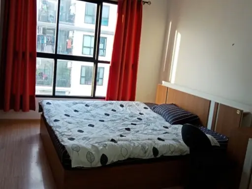 Condo for rent, B U Chokchai 4, 6th floor, Building B, ready to move in, economical price, don't wait, book now.
