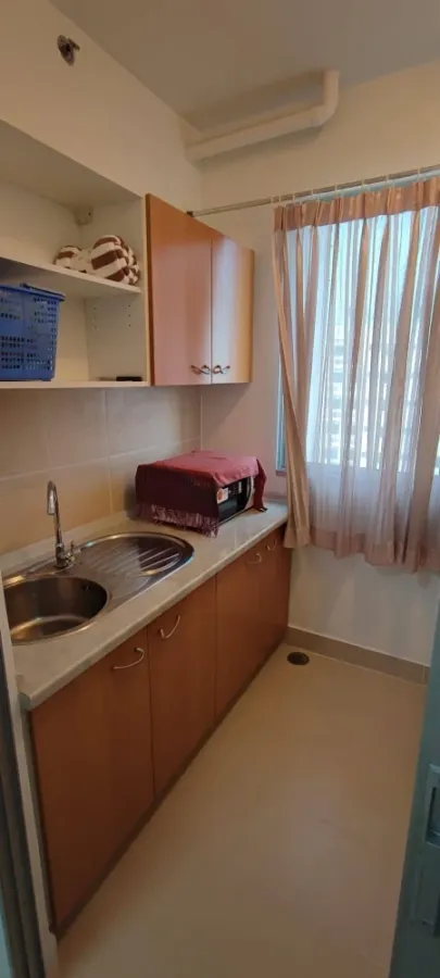 For sale, for rent, City home, Rattanathibet, airy and cool, view of the MRT Purple Line, hurry and reserve before you miss out.