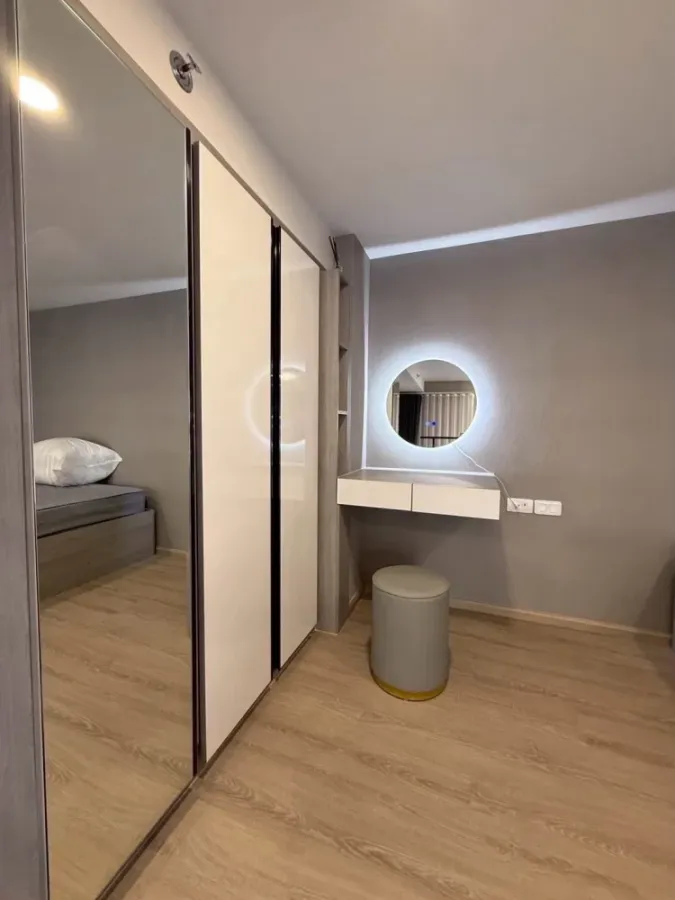 For rent: Origin Plug&Play Nonthaburi Station condo. Nice room, fully furnished with appliances. Just bring your personal belongings and move in!