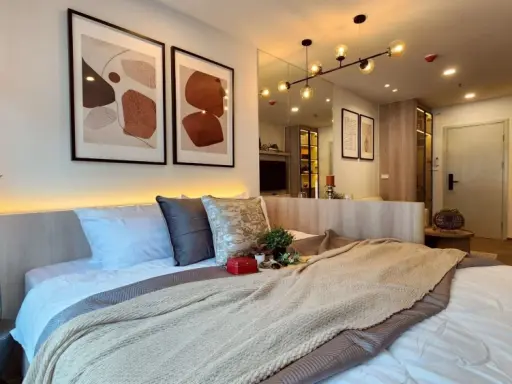 Urgent rent!! Regent Wutthakat project, near the BTS, complete with electrical appliances, fully furnished, ready to move in. Don't miss it! images