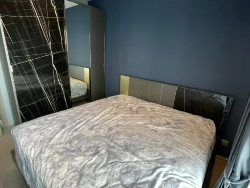 Condo for sale, Life Asoke - Rama 9, nice room, fully furnished, wide size, high floor, city view, good price, hurry to book