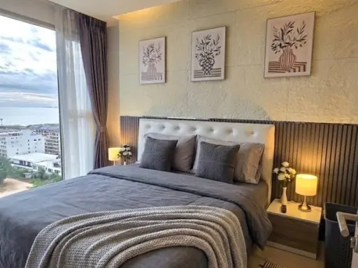ให้เช่า The Riviera Jomtien Pattaya ห้องแต่งสวยรีโนเวทสุดปัง เฟอร์ครบครัน วิวทะเลสวย จองเลย