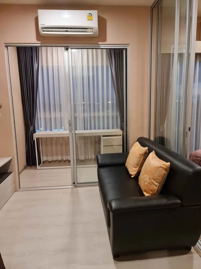 For rent, Niche Mono Sukhumvit-Puchao, 9th floor, good view, comes with Buit-In, awesome wall, beautiful and livable like this. Book now.