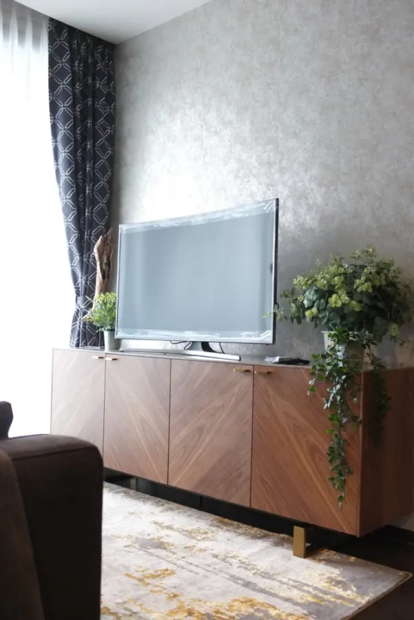 For sale, for rent, Condo The Line Ratchawithi, beautiful room, decorated, ready to move in, first come first served.