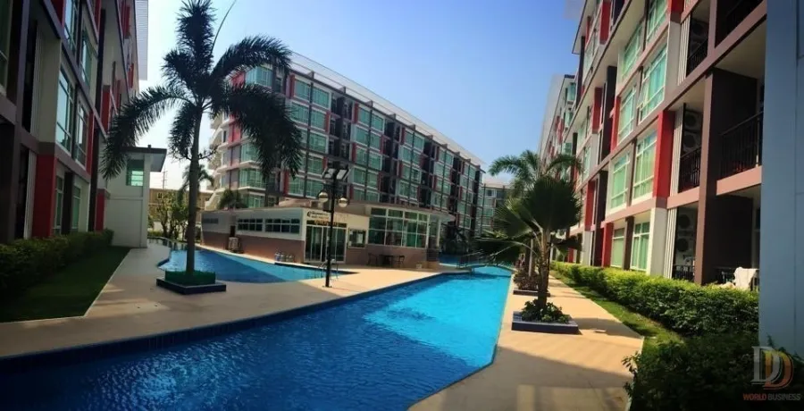 ขาย CC Condominium 2 1 ห้องนอน 1 ห้องน้ำ ชั้น 4 มาพร้อมเฟอร์นิเจอร์ครบครัน จองเลย