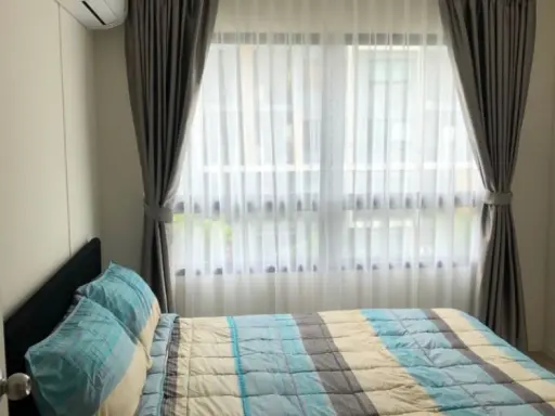 For rent, Icondo Green Space, Sukhumvit 77, 4th floor, Building A, fully furnished, ready to move in, good price, don't miss it.