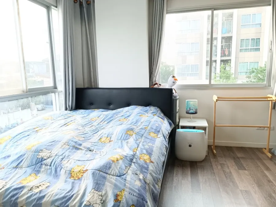 ขาย d condo สุขุมวิท 109 ห้องน่าอยู่ ขนาดกว้าง เป็นสัดส่วน เฟอร์ครบ ราคาดี ลากกระเป๋าเข้าอยู่เลย