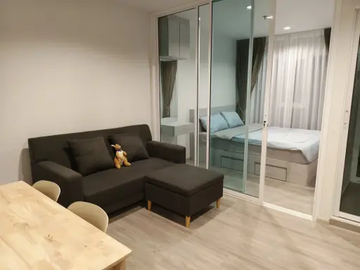 ให้เช่า Regent Home Bangna ชั้น 8 วิวนอก ห้องสวย แต่งครบ พร้อมอยู่ จองเลย