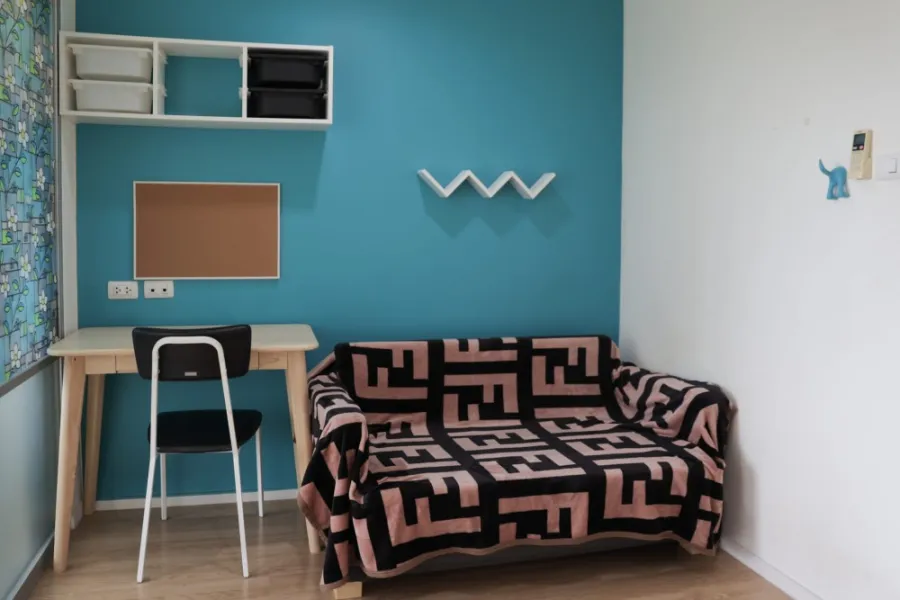 Condo for rent, Lumpini Ville Prachachuen - Phong Phet 2, the room is partitioned. Comes with complete facilities