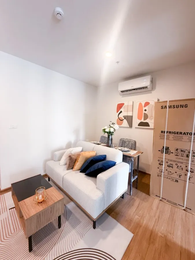 For rent: The Line Vibe, beautifully decorated unit on the 28th floor with stunning city views from the balcony. Fully furnished with appliances. Book