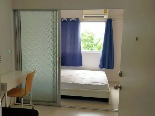 For rent!! Plum Condo Park Rangsit Phase 1-3, 3rd floor, Building C, Phase 2, fully furnished, ready to move in. Don't miss out!!