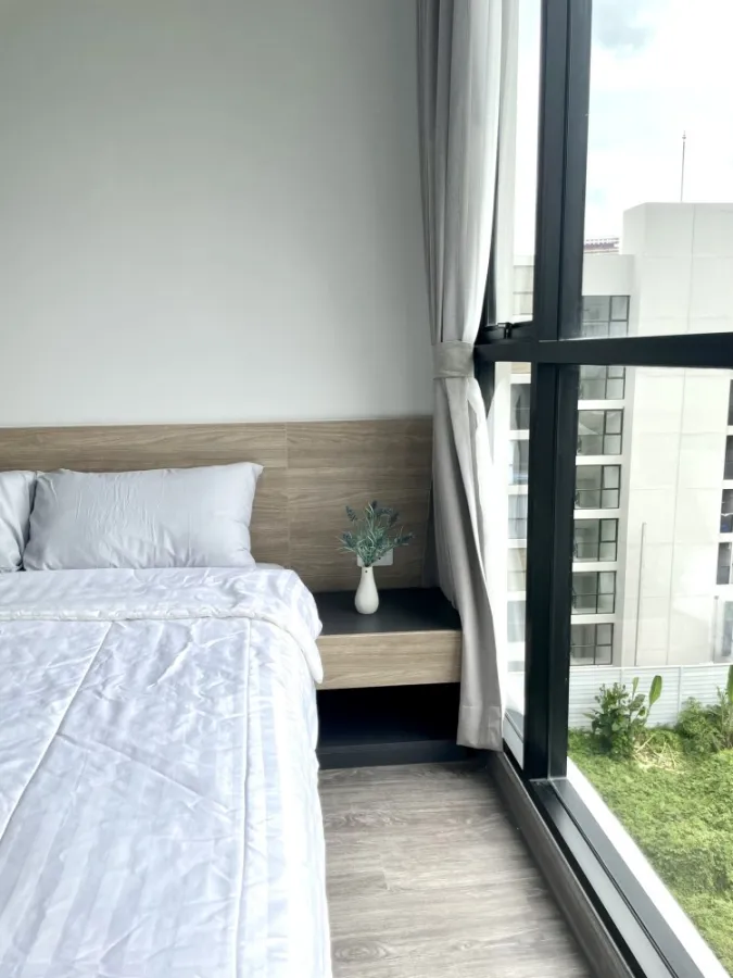 Condo for rent FLEXI Sathorn-Charoennakorn Nice view room, not blocked Fully furnished, move in quickly.
