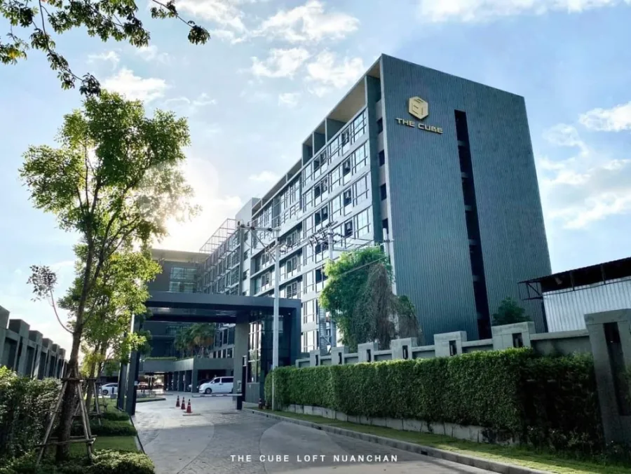 ให้เช่าคอนโดเดอะ คิวบ์ ลอฟท์ นวลจันทร์ ห้องน่าอยู่ เฟอร์นิเจอร์ build in ราคากันเอง จองด่วนๆ