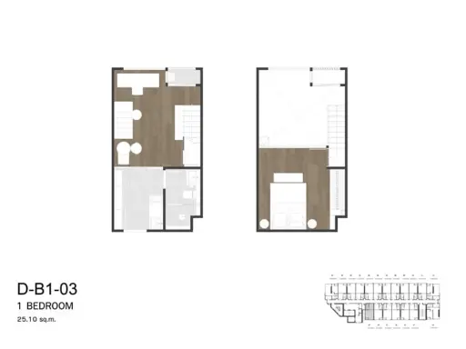 Selling down payment, So Origin Kaset Interchange, Duplex room, high ceiling, full of freebies in the room, hurry and reserve now.
