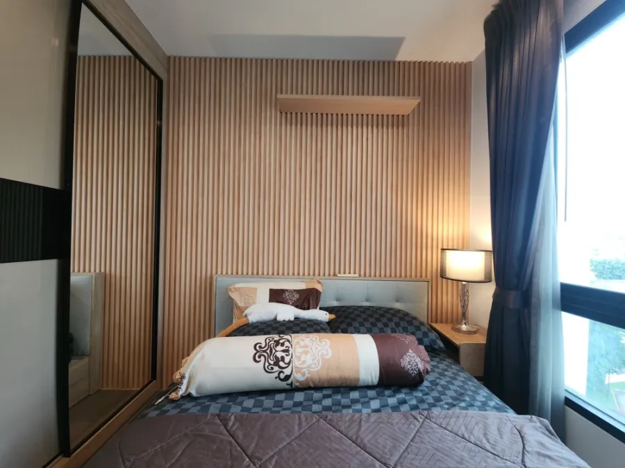 ขาย The Niche Mono Ratchavipha ห้องแต่งครบ Built-in สวย โทนไม้อบอุ่น พร้อมเฟอร์นิเจอร์และของใช้ในห้อง เหมาะสำหรับคนที่อยากซื้อแล้วเข้าอยู่ได้ทันที