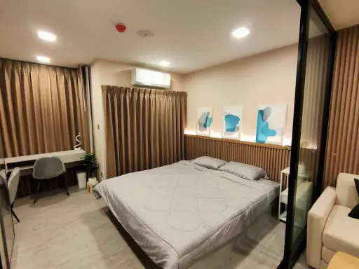 For rent, KAVE AVA 1 Bedroom Exclusive, Private room position, say it's very nice to live in. Book now. Hurry up.