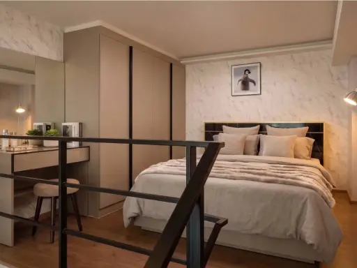 ให้เช่า Ideo New Rama 9 Duplex studio ชั้น 21 ทิศเหนือ เฟอร์นิเจอร์ เครื่องใช้ไฟฟ้า ครบพร้อมเข้าอยู่