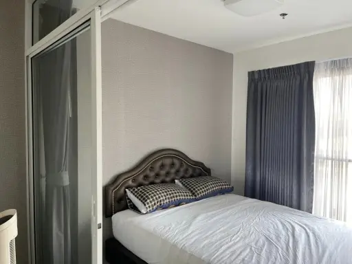 Condo for rent, Aspire Rattanathibet, 7th floor, open view, comfortable for the eyes, fully decorated room, all in one place, don't miss it, hurry up. images