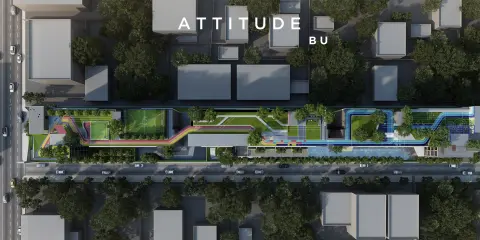 ขายดาวน์ Attitude BU คอนโดใหม่ ตรงข้าม ม.กรุงเทพ(วิทยาเขตรังสิต)