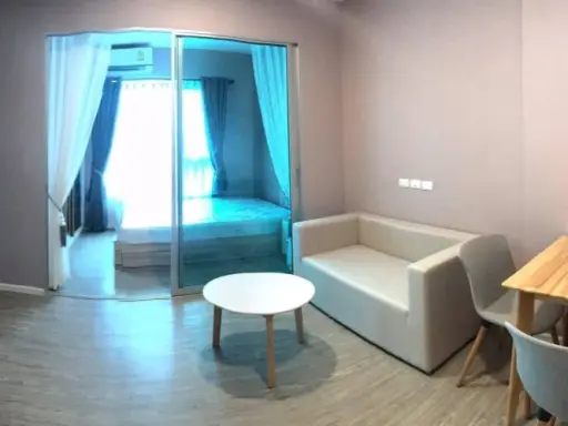 Happy Condo Don Mueang The Terminal, Building E, 4th floor, for rent. High-quality wallpaper installed. Don't miss out! images