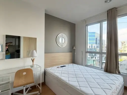 For rent Life @ Ratchada-Sutthisan, 6th floor, beautiful room, nice decoration. Plus a complete set of electrical appliances