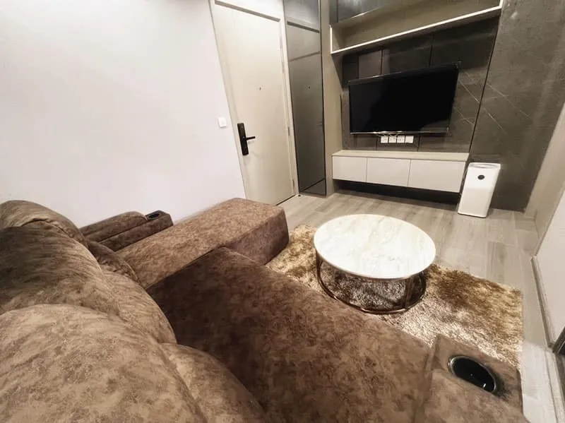 Condo for rent, The Politan Aqua, south side, beautiful view, luxurious built-in decoration. Sai Mu, don't miss it.