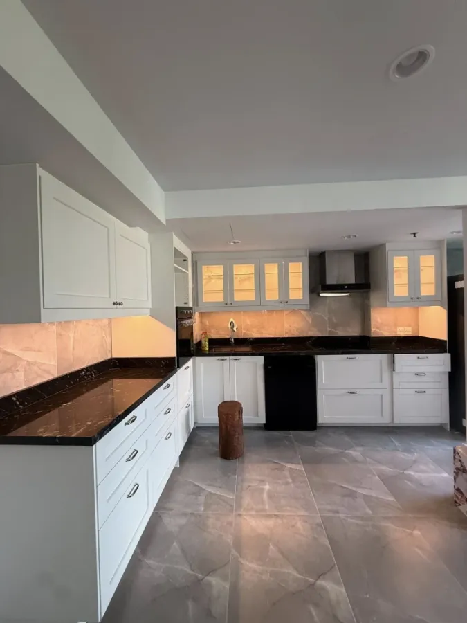 For rent: Lumpini Ville Sukhumvit 77, 2 bedrooms, spacious living area, fully furnished with complete amenities. Just bring your bags and move in!