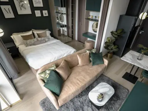For rent ashton chula-silom, beautiful room, tightly decorated, furniture, complete electrical appliances Ready to move in, book now images