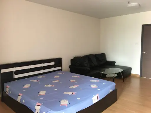 Condo for rent, Supalai City Resort Chaengwattana, studio room, 15th floor, has a high view, friendly price, must book urgently.