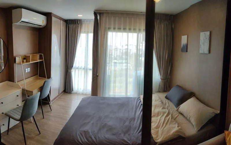 For rent คอนโด เคฟ ทาวน์ สเปซ ห้องสวยแต่งครบ ชั้น 7 วิวสูง ไม่ร้อน ให้ไว จองก่อนได้ก่อนนะจ้า