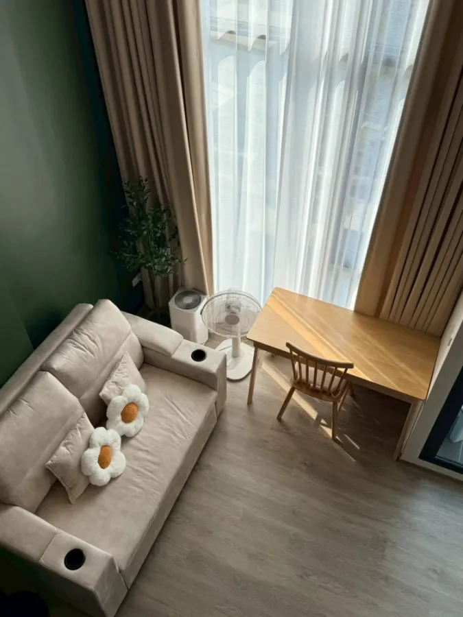 for rent THE ORIGIN PLUG&PLAY RAMINTRA condo, DUO SPACE room, 2 floors, high roof, book now