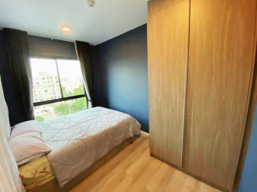 For rent, Notting hill Sukhumvit 105, corner room, quiet, unblocked view, sofa bed, very comfortable You can't reserve it anymore. images