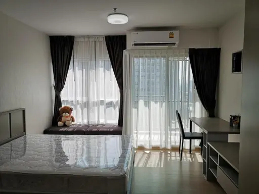 For rent, Supalai Veranda Rama 9, 26th floor, Supalai, cool breeze blowing. Plus complete furniture, reserve now. images